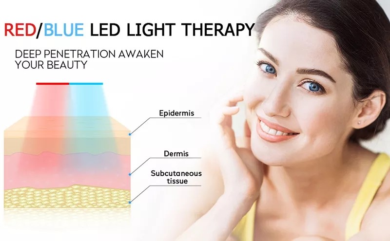 3 IN 1 LED Microneedle Roller Kit LED 0.5 mm Dr. pen Derma Roller Derma Rolling System