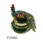 Beautiful Peacock Bird Jewelry Box ,Fashion Trinket Box