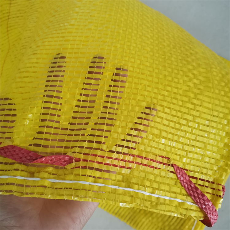PP Leno Mesh Bags for Potatoes Onions Garlic and Other Vegetables Swing Bottom Sewing