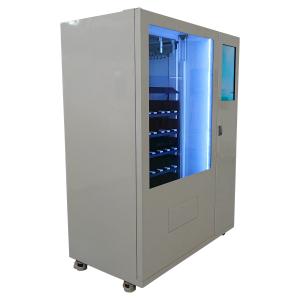 China Salad Vegetables Glass Bottle Combo Vending Machine Indoor Big Touch Screen Non-touch Payment Option on sale