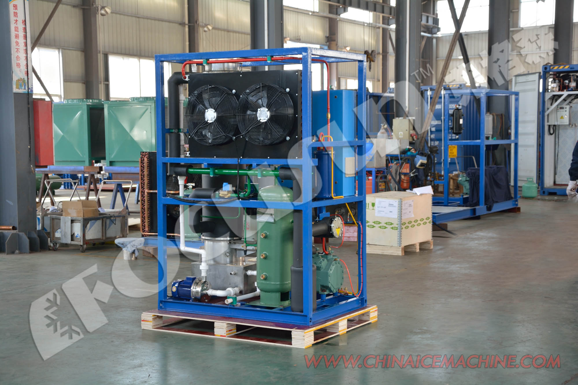 2 Tons Small Industrial Tube Ice Machine 2021 Design Field Maintenance and Repair Service