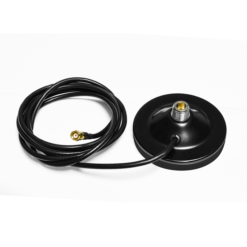 Indoor Stand Using Portable Base Fiberglass Antenna Magnetic Base with RG58 Cable
