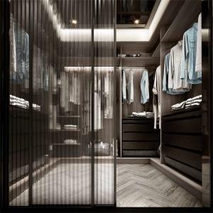 Quality 5 Door Wardrobe Bedroom Furniture Knocked Down Structure With Hinge Accessories wholesale