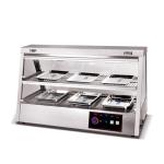 Hot Food Cases Restaurant Cooking Equipment Food Warmer Display Cabinet
