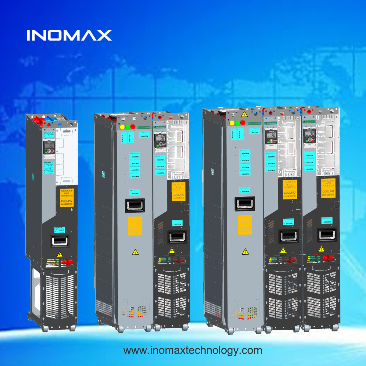 INOMAX AC Regenerative Drives VFD For Oil And Gas Roadheader Transport Machinery