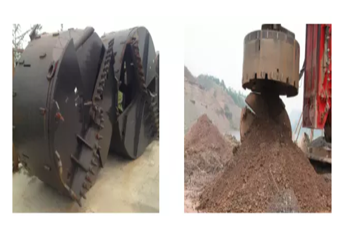 Foundation Drilling Bucket Three Wing Enlarge Bucket Patented design