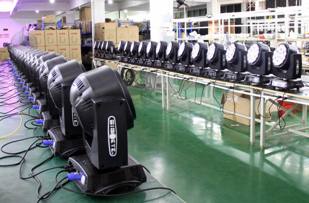 50000 Hours Lifespan 19*15W RGBW LED Big Bee Eyes Moving Head Stage Light with Remote