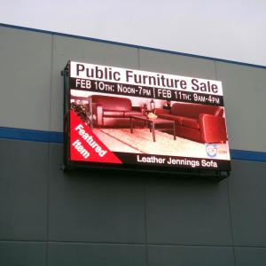 Quality 6.667mm Outdoor LED Display Board P6 Fixed For Street Audiences wholesale