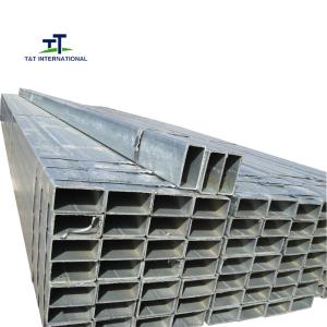 China 60x80 Galvanized Rectangular Tubing Cold Rolled UV Protection Anti Corrosion on sale