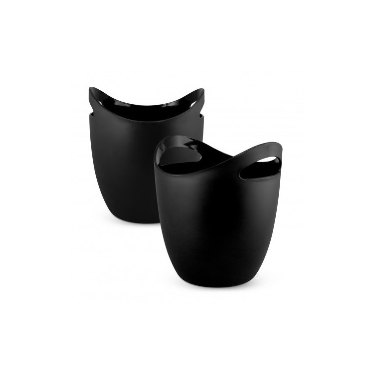 Custom Beer Plastic Champagne Ice Bucket Recyclable For Bar Home Events