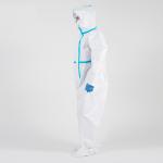 Breathable Medical Protective Clothing Microporous Coverall Dust Proof