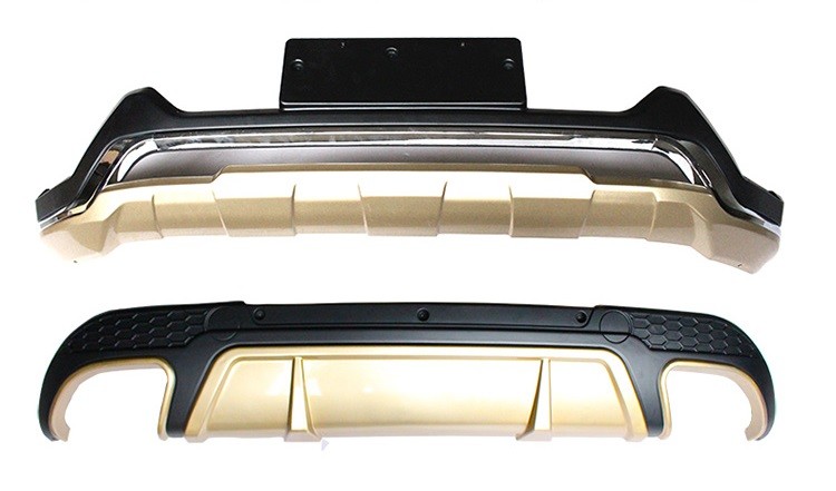 Plastic ABS Car Bumper Guard for FORD EDGE 2015 , Front Guard and Rear Guard