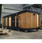 EU Modern 20ft Quick Assembly Wooden Houses Container Hotel Shop for Office in