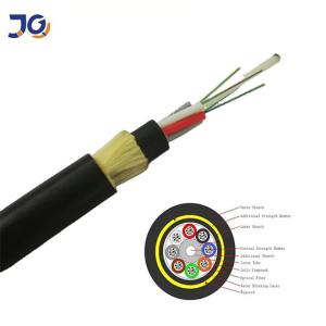 Quality Span 100/200/400m ADSS 12/24/48/96 Cores G652D Outdoor Antenna Self Support ADSS Fiber Optic Cable wholesale