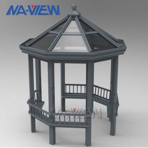 Quality Weather Proof Prefabricated Gazebo Sun Shade Construction Structure wholesale