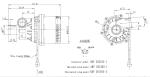 8000L H Electric Coolant Pump For Car Truck School Bus