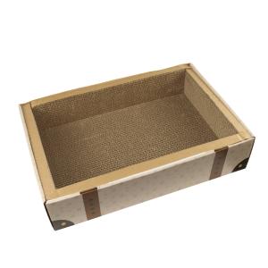 Quality Automatic Castle Cat Scratcher Bed Boxes To Release Stress 40x28x20CM wholesale