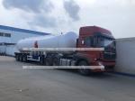 49600liters LPG Semi Trailer 25tons Propane Cooking Gas Road Tanker Trailer