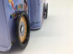 Candy Storage 2 Tin Branded Gift Boxes Blue Car Shape With Four Wheels For Kids