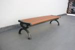 Customized Outdoor Recycled Plastic Benches , Outdoor Urban Furniture 1500mm