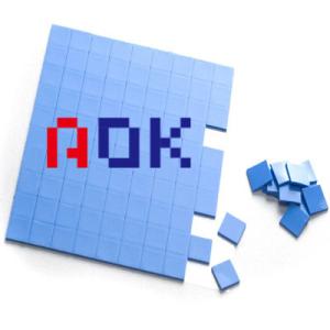 Quality AOK Soft Thermal Conductive Silicone Pad , EV Battery Thermal Adhesive Pad wholesale