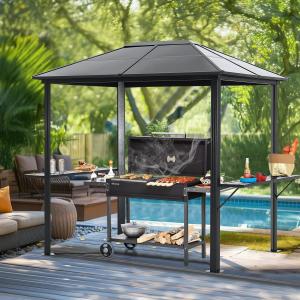 Quality Waterproof Pergola for Garden Outdoor Hardtop Gazebo Windproof Snow Pressure Resistant 15LBS/Square Foot wholesale