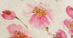 Floral cotton and linen fabric,owl printed linen fabric, cotton linen fabric