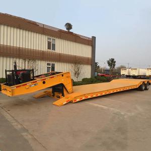 Quality Carbon Steel 2 Axle 50Ton Removable Gooseneck Trailer wholesale