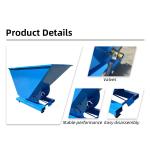 Outdoor Forklift Recycle Bin With Cover Waste Treatment