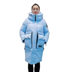 Quality FODARLLOY F22518 Ladies Warm Hooded Cotton-padded Clothes Women Slim Long Winter Jackets Women Coats wholesale
