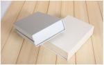 Creative Magnetic Lid Closed Clamshell Book Box Grey Cardboard For Men'S