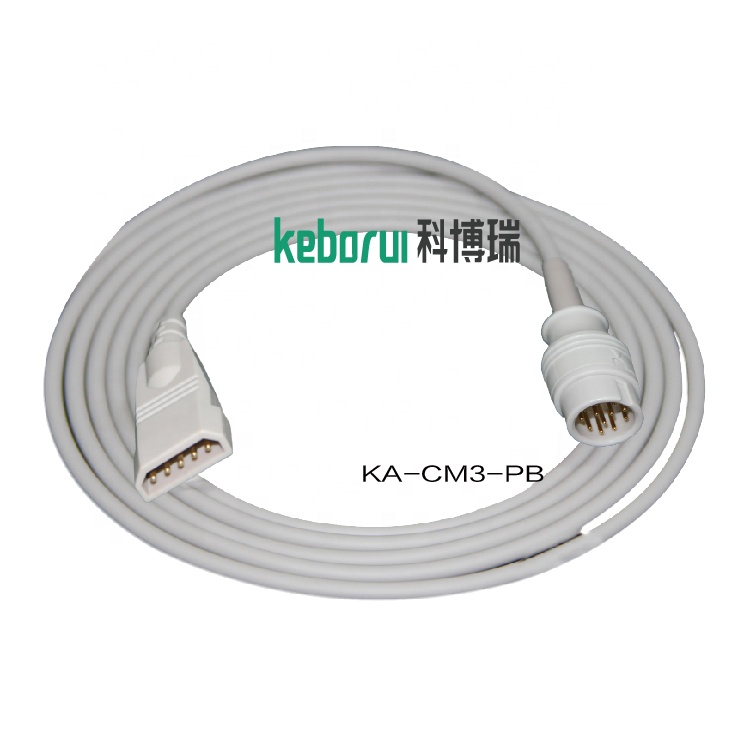 IBP adapter cable compatible for conmen blood pressure monitor to PVB transducer