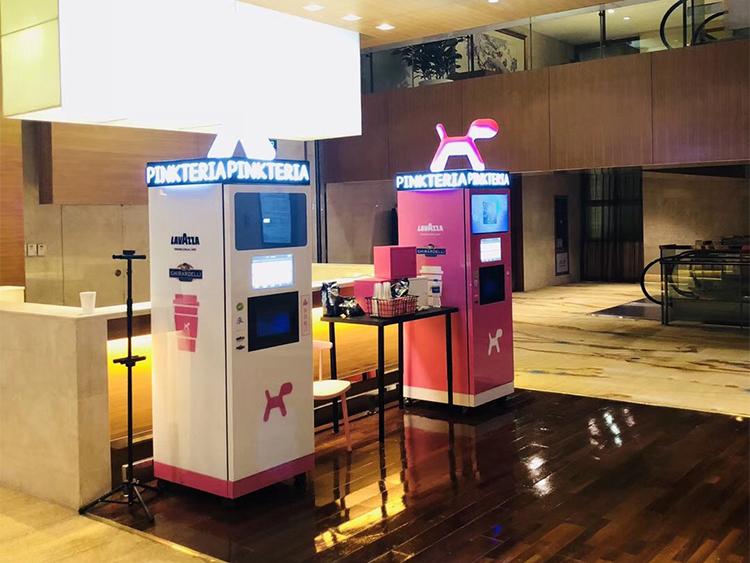 Commercial Instant Coffee Vending Machine With 27 Cup Capacity