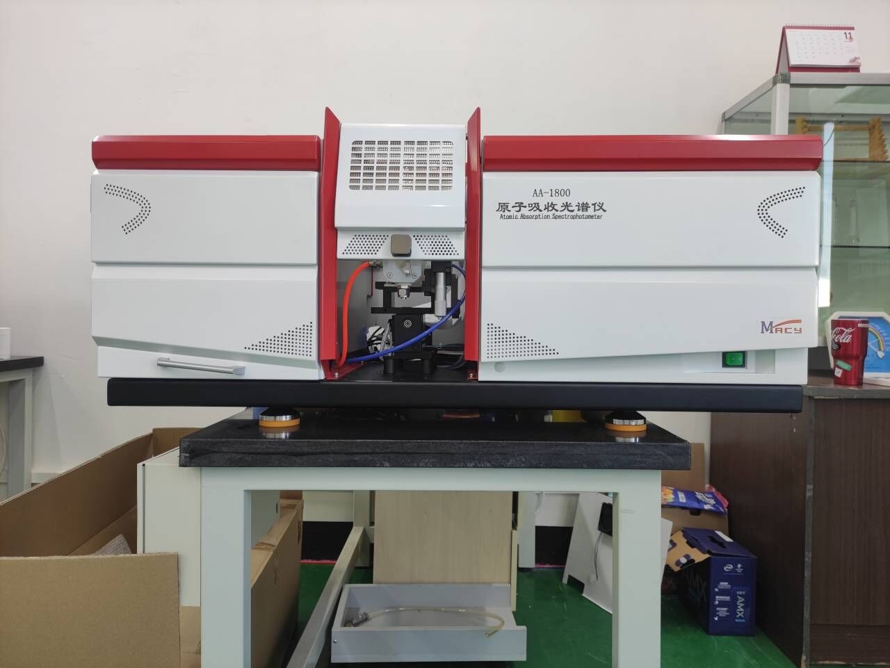 Hollow Lamp Elements Aas Atomic Absorption Spectrophotometer Testing Flame System