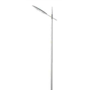 Quality Polygonal Single Arm Road Lamp Pole Q235 Hot Dip Galvanized wholesale