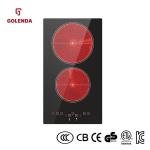 Waterproof Ceramic Hob Stove , Double Hot Plate Electric Stove 3000W