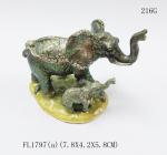 Enamel Elephant Trinket Jewelry Decorative Box elephant shaped jewelry box for