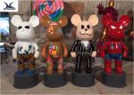 Outdoor 1.6 Meters High Fiberglass Cartoon Statues For City Square Decoration