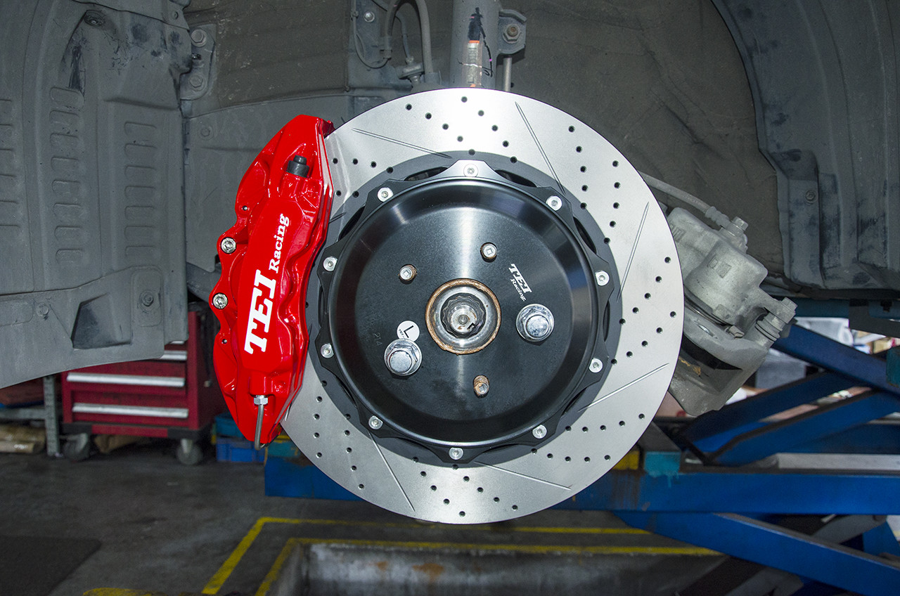 TEI Racing BBK P60S 6 Piston BBK Brake Kit For Toyota Highlander 18 Inch Wheel Front and Rear