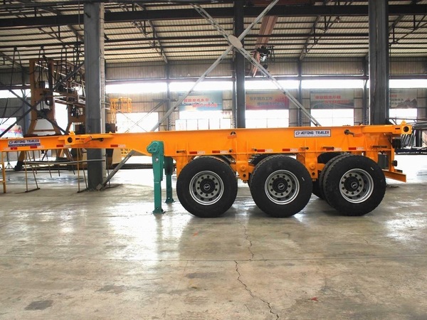Transport Dolly Trailer for 100-250 Tons Steel Tubes Overall Dimension 7030*550*630