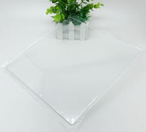 Quality Round Corner Ultra Clear Low Iron Tempered Glass with Low Self Explosion Rate wholesale