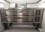 12kw Gas Bakery Deck Oven Electric Steam Stone Double Deck Four Trays