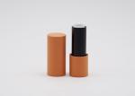 Orange Rubber Soft Touch Empty Lip Balm Tubes BulkRound Frosted