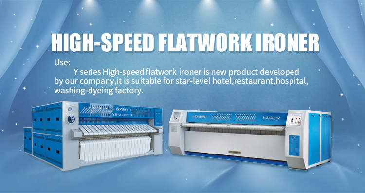 Max Feeding Width 3000mm Automatic Clothes Sheet Ironing Machine for Hotel