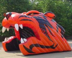 Quality Bearcat Head inflatable Tunnel， Inflatable Sports Tunnal wholesale