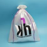 Lightweight Travel Packaging Drawstring Bag Printed Logo