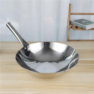 Quality Single Handle Stovetop Frying Pan Non Stick Stainless Steel wholesale