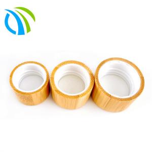 Quality 20 410 Dispensing Screw Lid 20mm Reusable Bottle Caps 0.2ml Bamboo Lotion wholesale