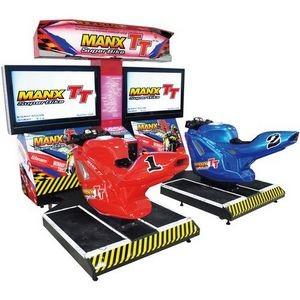 Quality Manx Tt Twin Motor Bike Gaming Machine For Game Center Initial D Stage 3 wholesale