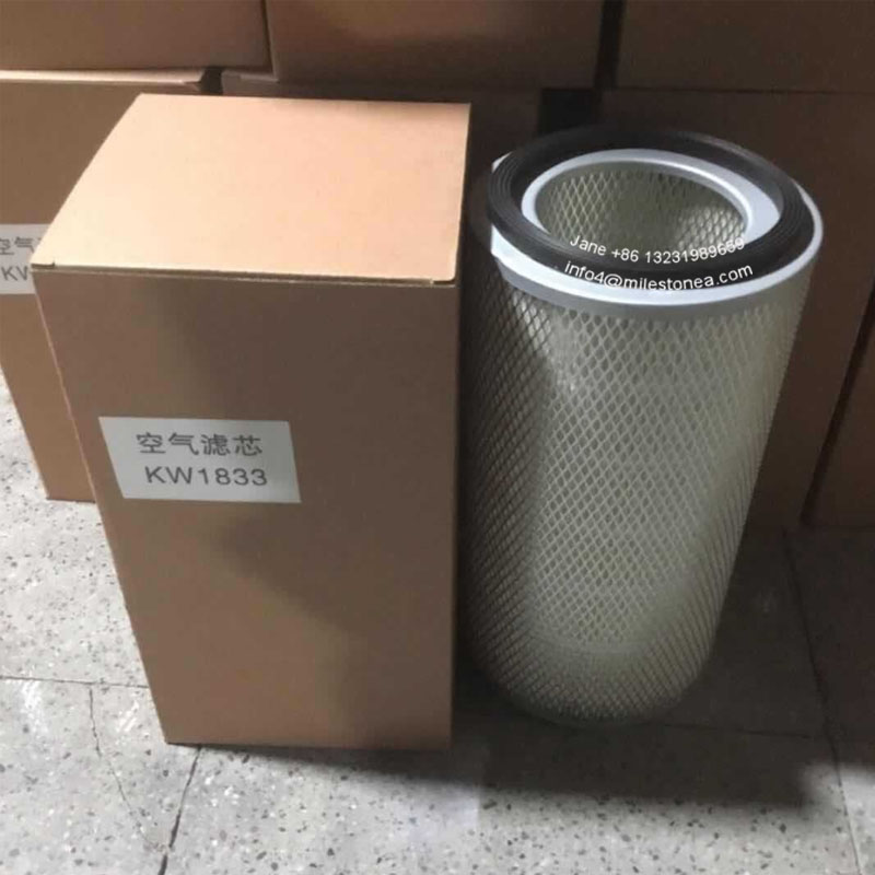 Air Filter Cleaner KW2440 Use For Loader Machinery 612600114993 OEM Size